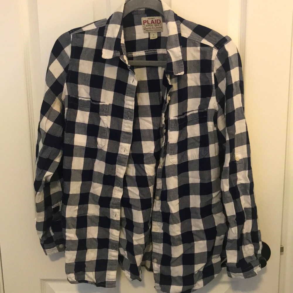 Gingham button down